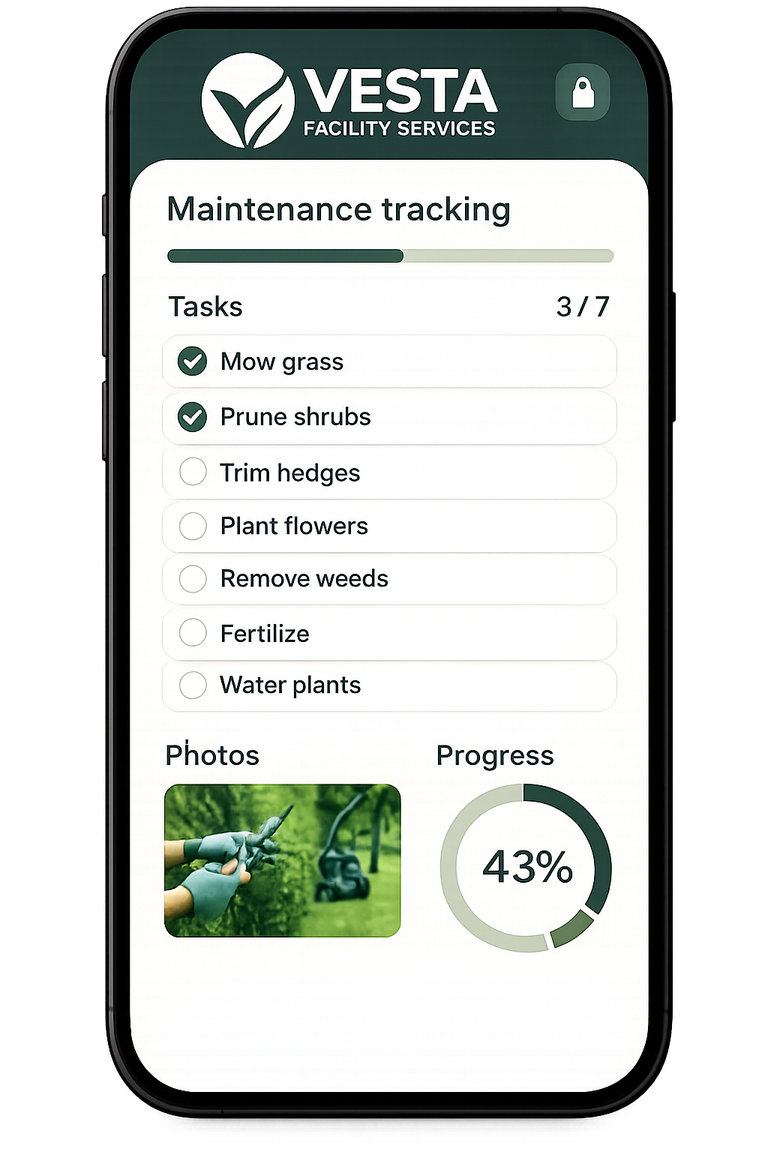 VESTA maintenance app